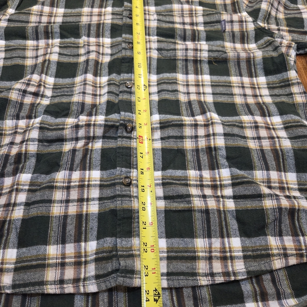 Eddie Bauer Classic Green Plaid Men's Button-Up Shirt Size XL Lumberjack - Picture 5 of 9